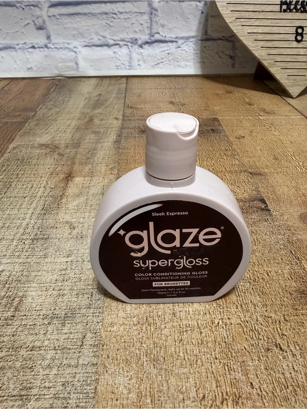 Glaze Super Color Conditioning Gloss Sleek Espresso 190 ml / 6.4 Fl oz. New unu